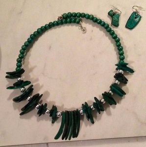Turquoise Color Jewelry Set